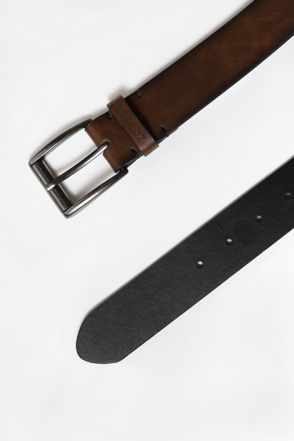 Zoo York Mens Faux Leather Belt Zoo York Mens Faux Leather Belt