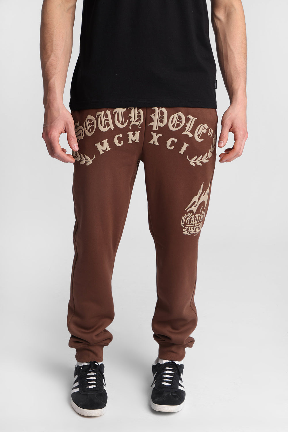 Jogger en molleton imprimé Southpole Truth & Liberty Jogger en molleton imprimé Southpole Truth & Liberty