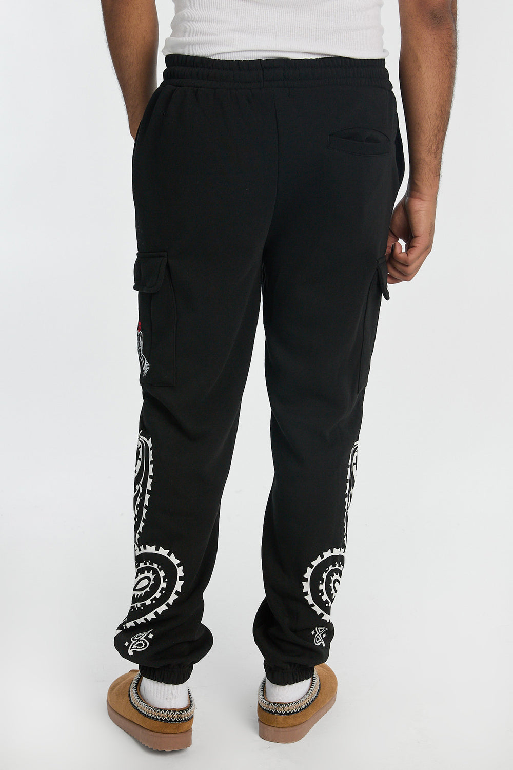 Jogger en molleton cargo imprimé course Crooks & Castles homme Jogger en molleton cargo imprimé course Crooks & Castles homme