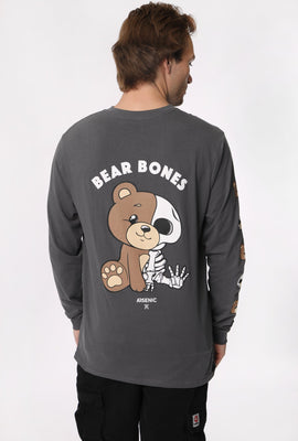 Arsenic Mens Bear Bones Long Sleeve Top