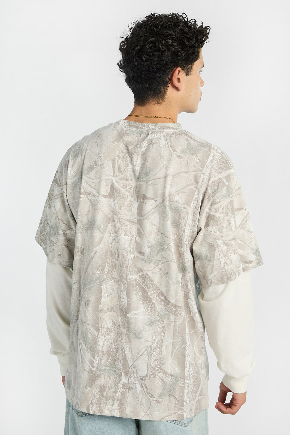 T-shirt à manches longues superposé camouflage Zoo York homme T-shirt à manches longues superposé camouflage Zoo York homme