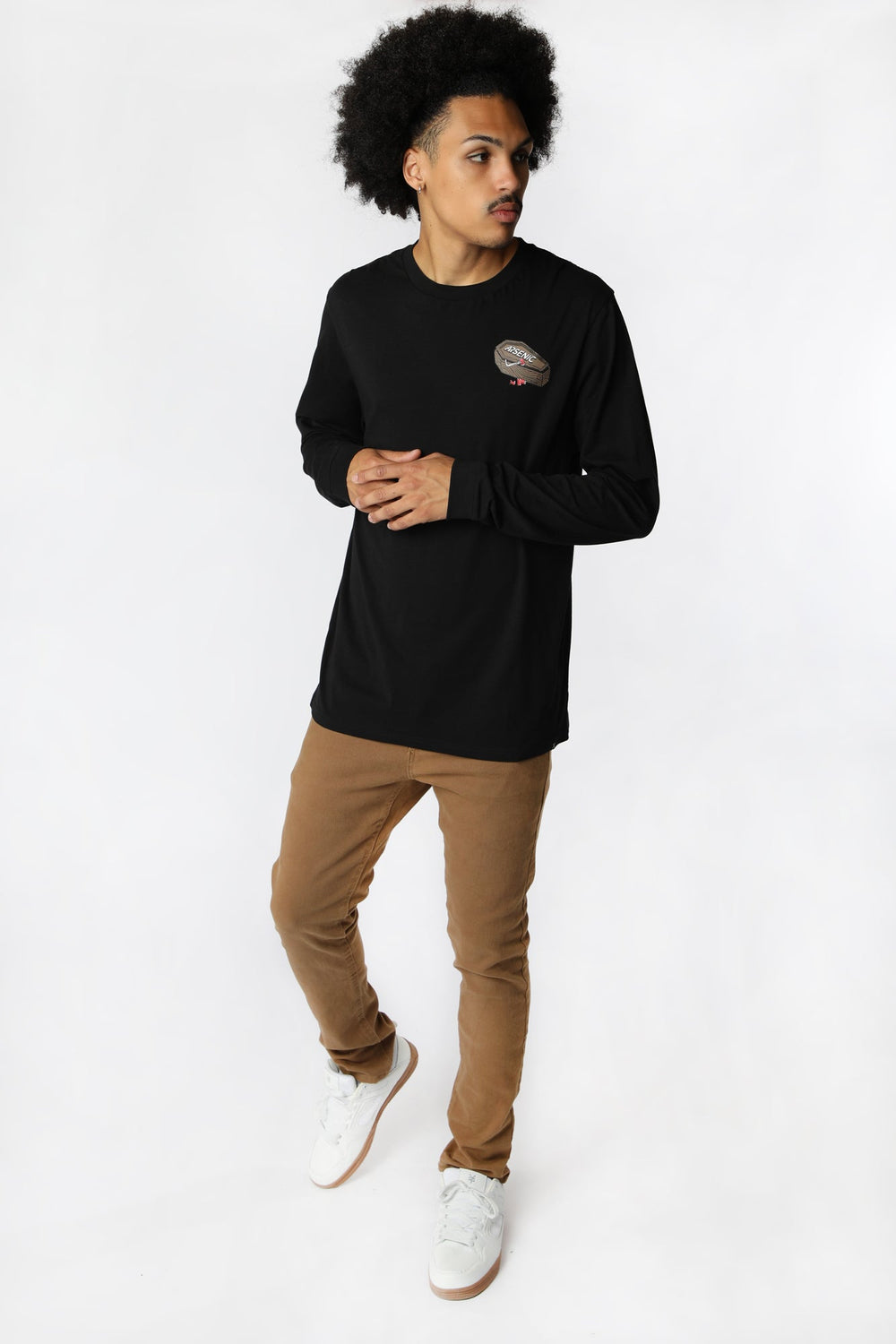 Arsenic Mens Coffin Long Sleeve Top Arsenic Mens Coffin Long Sleeve Top