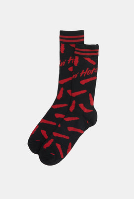 Chaussettes imprimées Flamin' Hot Cheetos homme