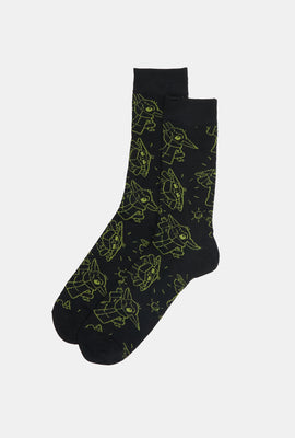 Mens The Mandalorian Crew Socks