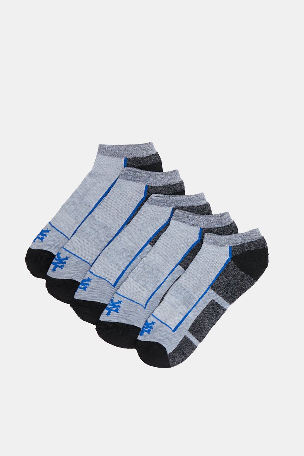 Zoo York Mens 5-Pack Athletic No Show Socks Zoo York Mens 5-Pack Athletic No Show Socks