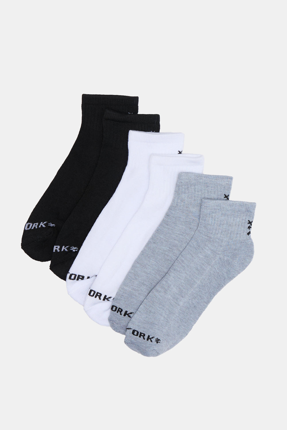 Zoo York Mens 6-Pack Athletic Ankle Socks Zoo York Mens 6-Pack Athletic Ankle Socks