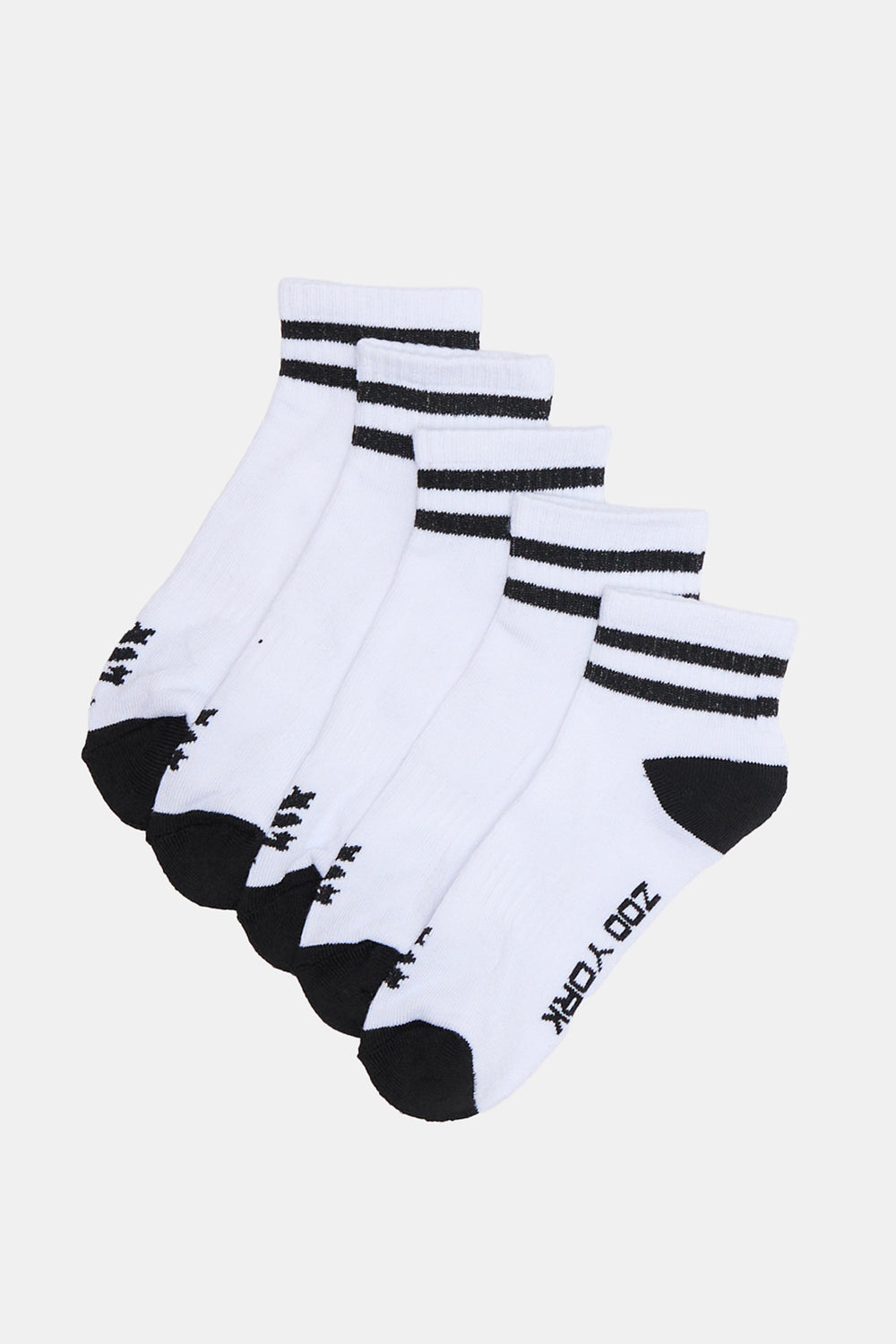 Zoo York Mens 5-Pack Ankle Socks Zoo York Mens 5-Pack Ankle Socks