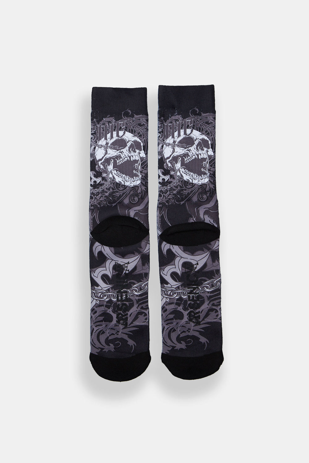 Chaussettes imprimées crâne qui hurle Arsenic Chaussettes imprimées crâne qui hurle Arsenic