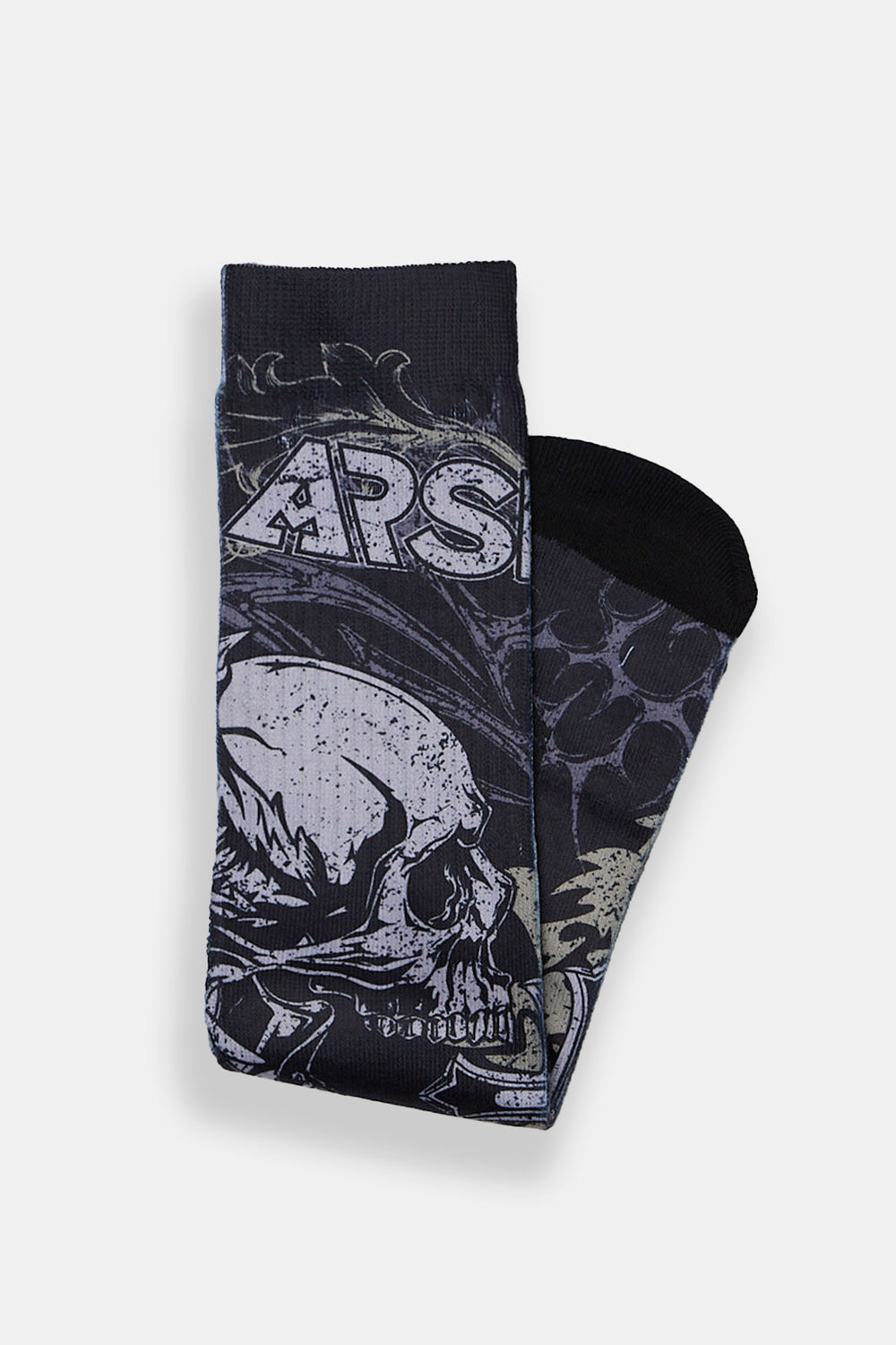 Chaussettes imprimées crâne Arsenic Chaussettes imprimées crâne Arsenic