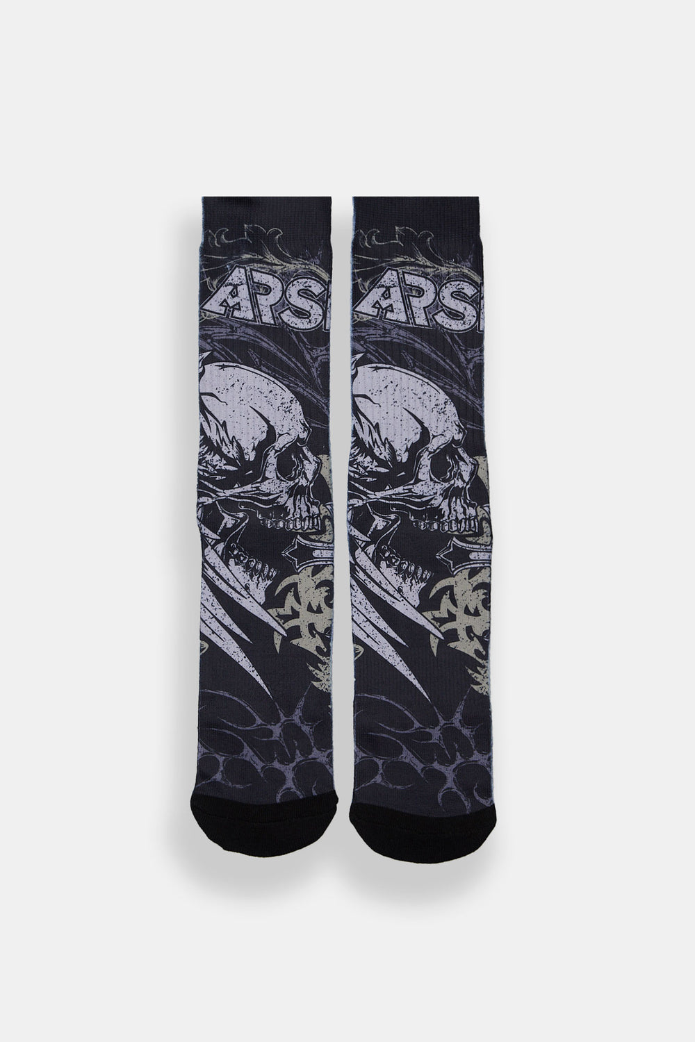 Arsenic Skull Printed Crew Socks Arsenic Skull Printed Crew Socks