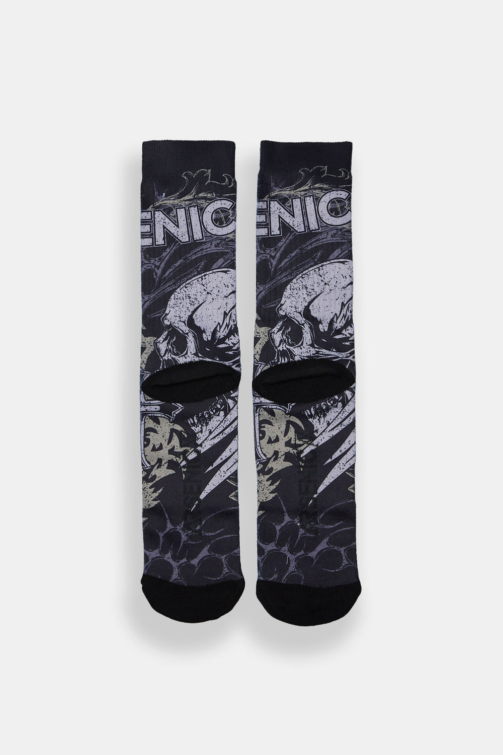 Chaussettes imprimées crâne Arsenic Chaussettes imprimées crâne Arsenic