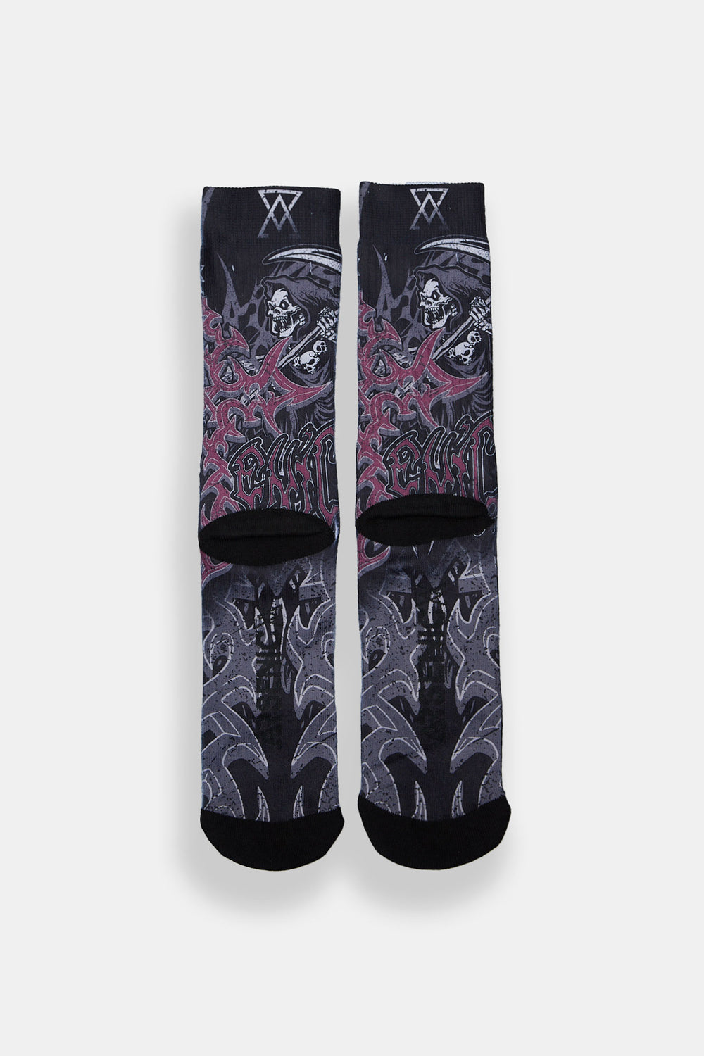 Chaussettes imprimées faucheur Arsenic Chaussettes imprimées faucheur Arsenic