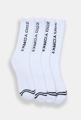 Zoo York 4-Pack Athletic Crew Socks