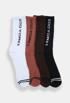 Zoo York 4-Pack Athletic Crew Socks