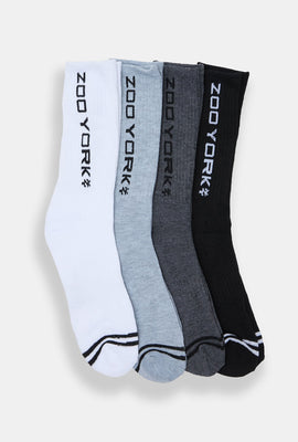 Zoo York 4-Pack Athletic Crew Socks