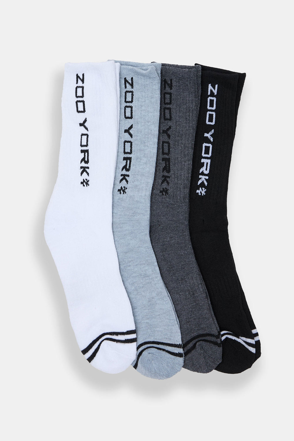 Zoo York 4-Pack Athletic Crew Socks Zoo York 4-Pack Athletic Crew Socks