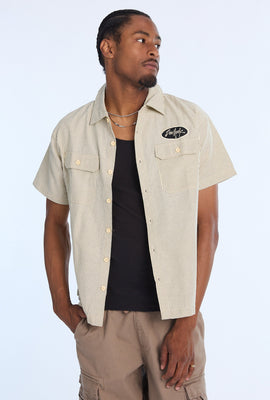 Chemise en sergé avec écusson ovale Zoo York homme