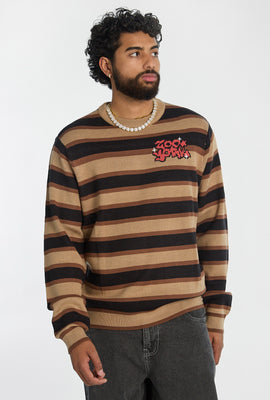 Zoo York Mens Striped Crewneck Sweater