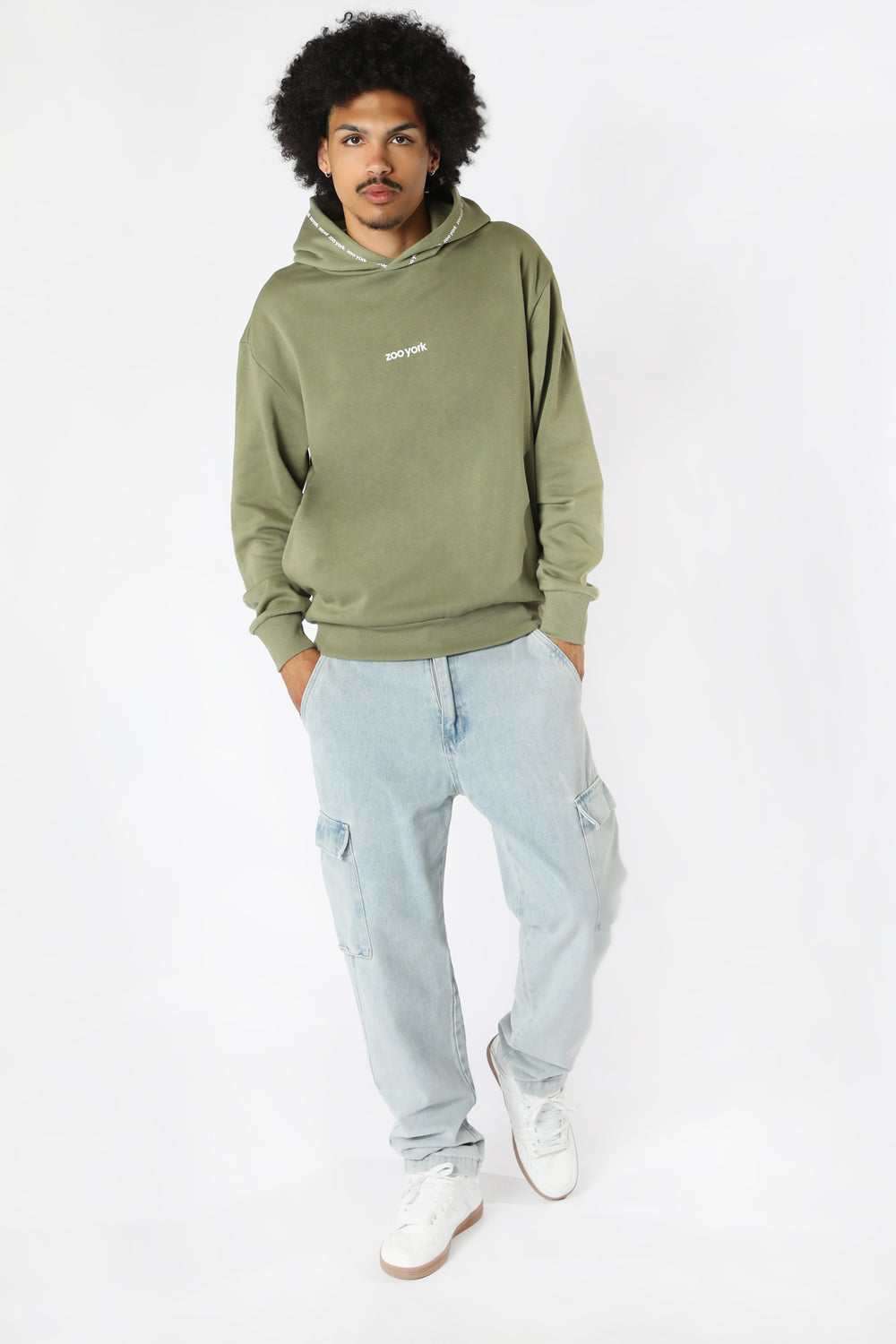 Zoo York Unisex Small Logo Hoodie Sage