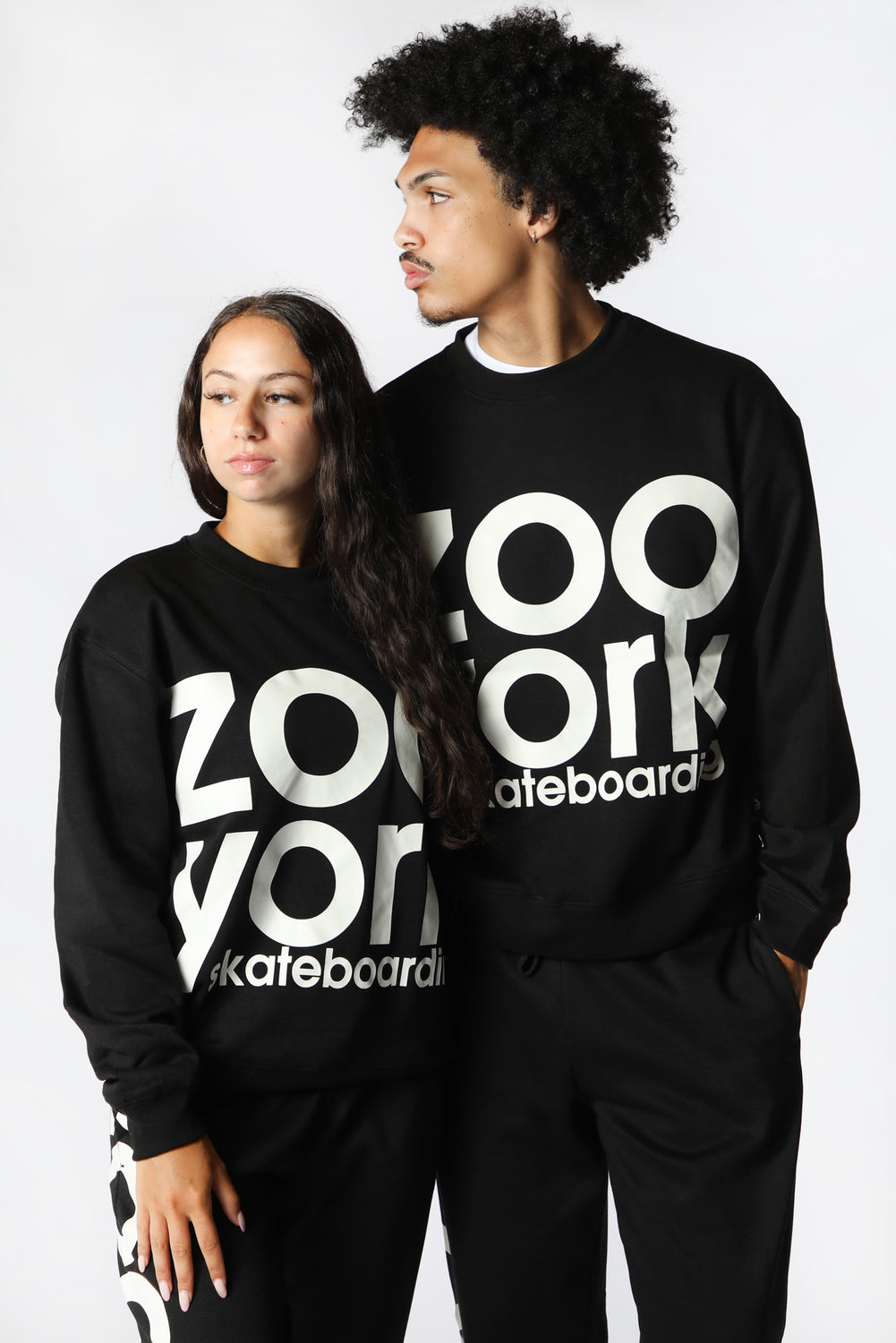 Zoo York Unisex Logo Sweatshirt Black
