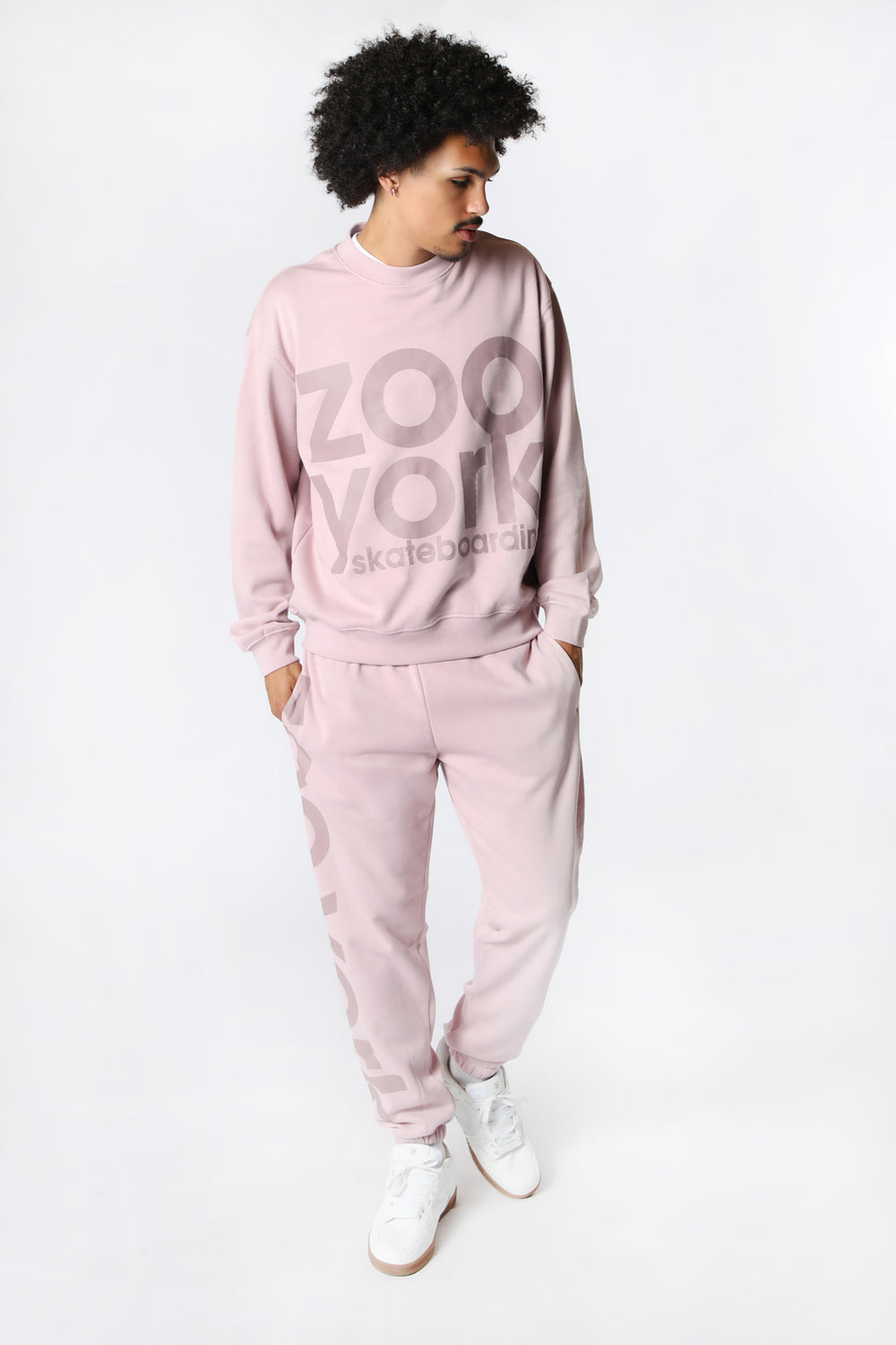 Zoo York Unisex Logo Sweatshirt Lilac