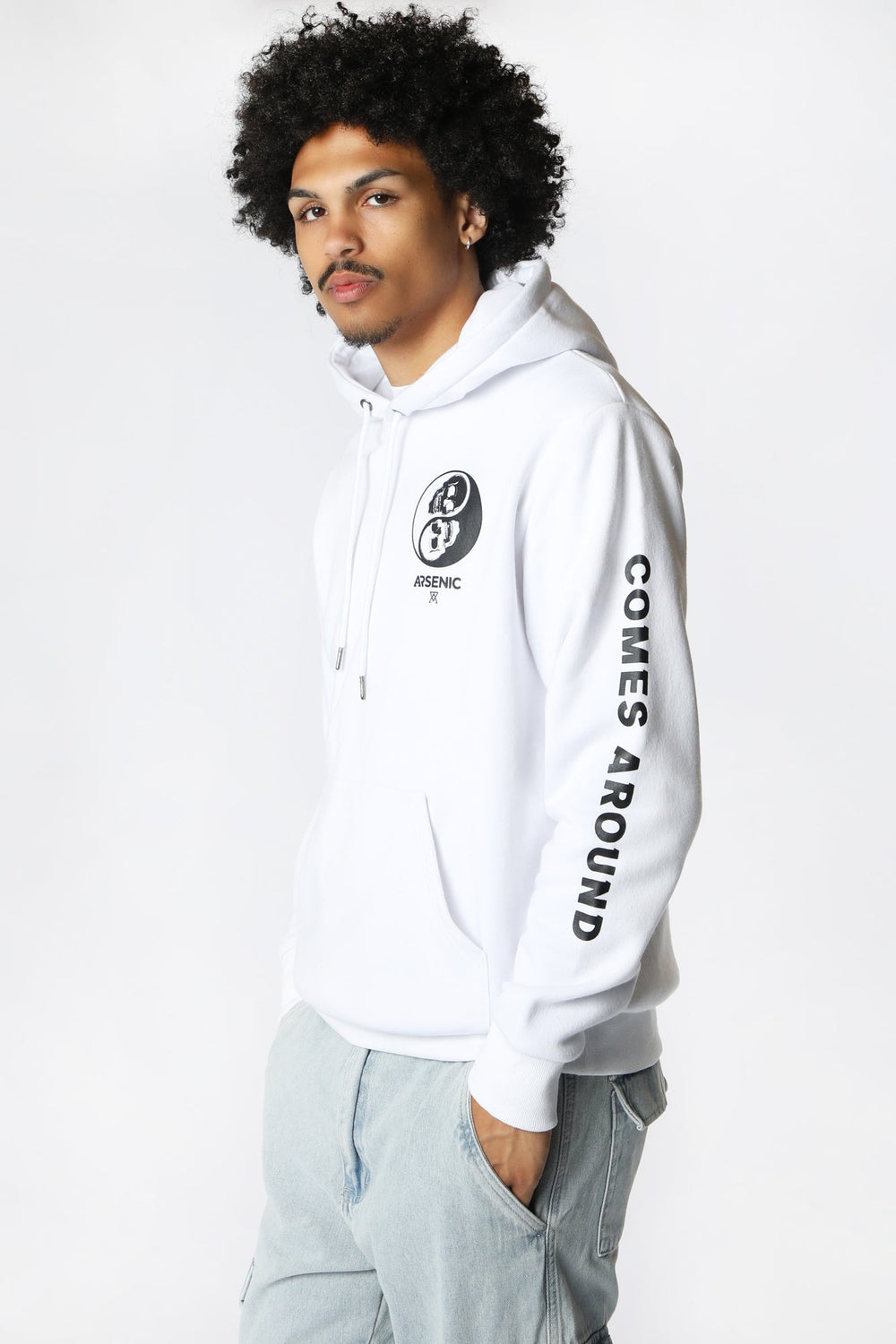 Arsenic Mens Yin Yang Hoodie Arsenic Mens Yin Yang Hoodie