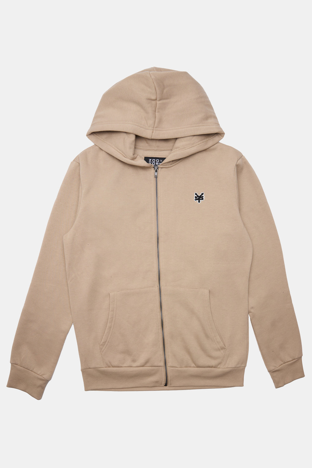 Zoo York Mens Embroidered Logo Zip-Up Hoodie Zoo York Mens Embroidered Logo Zip-Up Hoodie