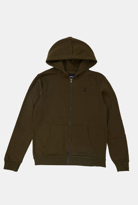 Arsenic Mens Relaxed Zip-Up Hoodie