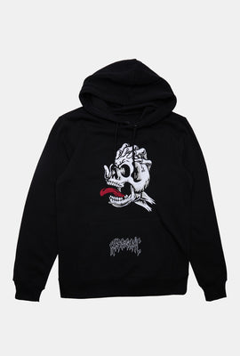 Arsenic Mens Skull Hand Hoodie