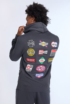 Haut à capuchon à logos multiples Zoo York homme