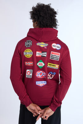 Haut à capuchon à logos multiples Zoo York homme