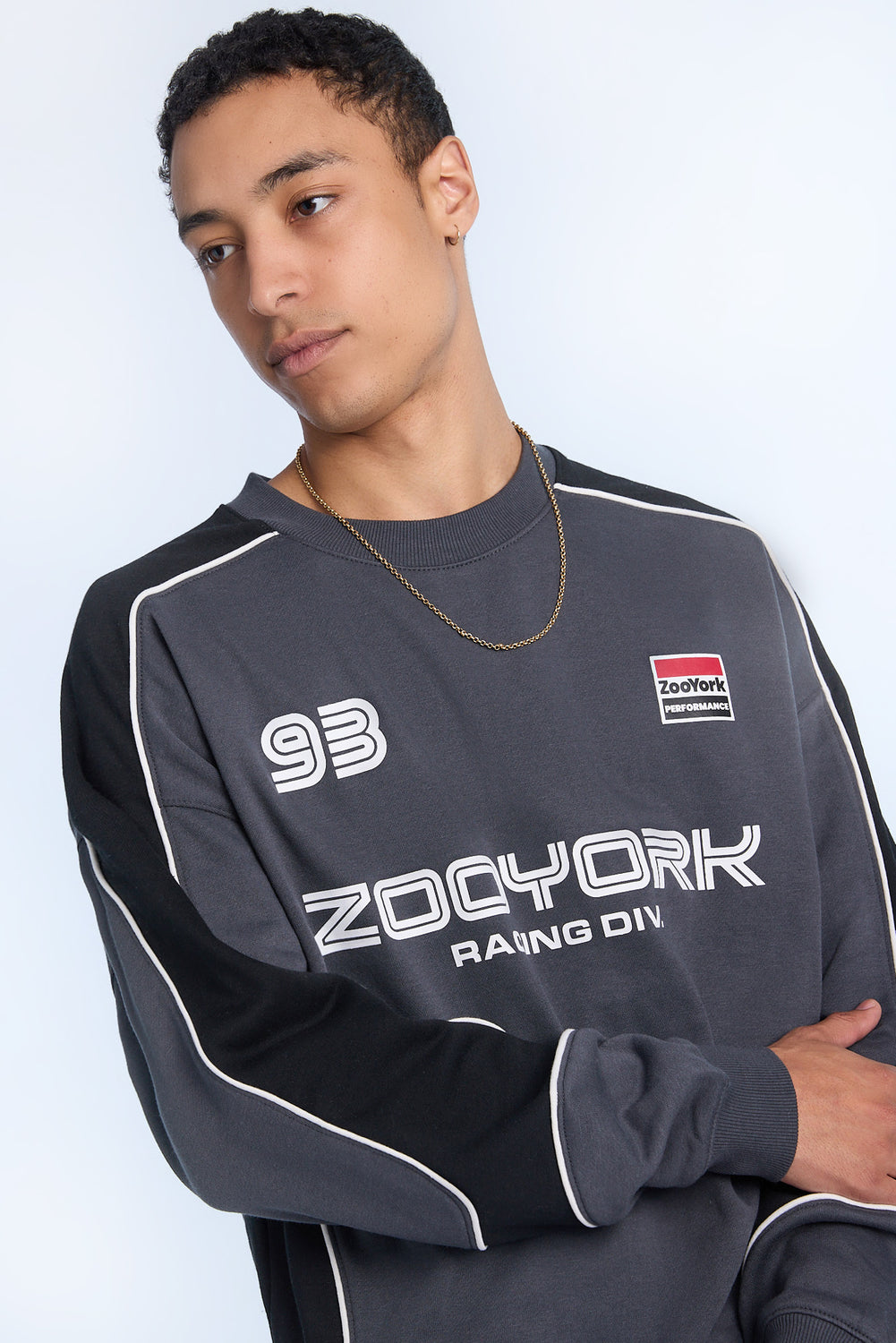 Zoo York Mens Colour Block Sweatshirt Zoo York Mens Colour Block Sweatshirt