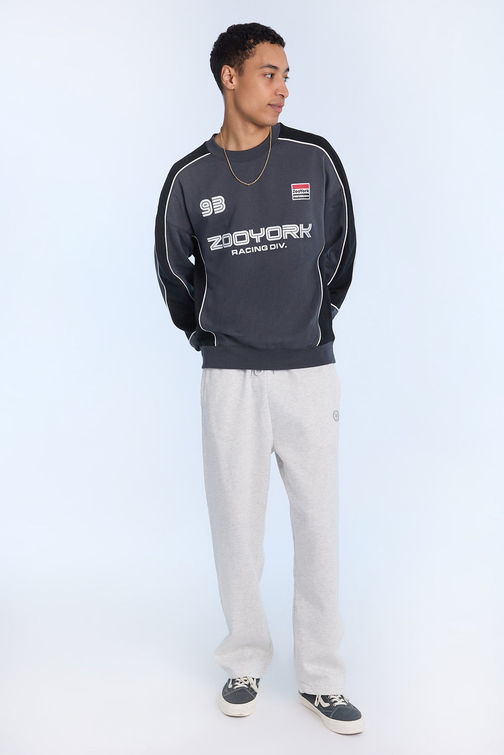 Zoo York Mens Colour Block Sweatshirt Zoo York Mens Colour Block Sweatshirt