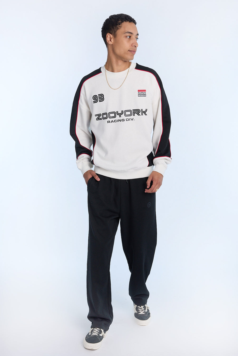 Zoo York Mens Colour Block Sweatshirt Zoo York Mens Colour Block Sweatshirt