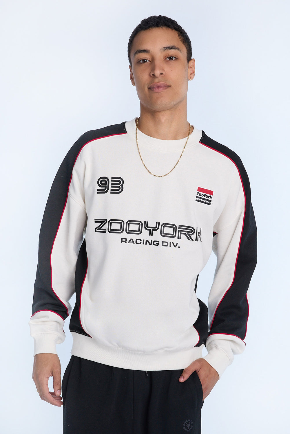 Zoo York Mens Colour Block Sweatshirt Zoo York Mens Colour Block Sweatshirt