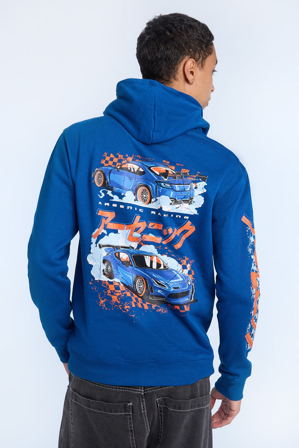Haut à capuchon imprimé Arsenic Racing homme Haut à capuchon imprimé Arsenic Racing homme