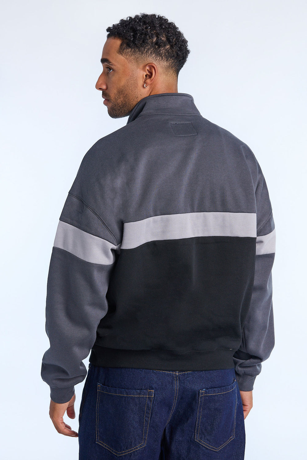 Zoo York Mens 1/4 Zip Sweatshirt Zoo York Mens 1/4 Zip Sweatshirt