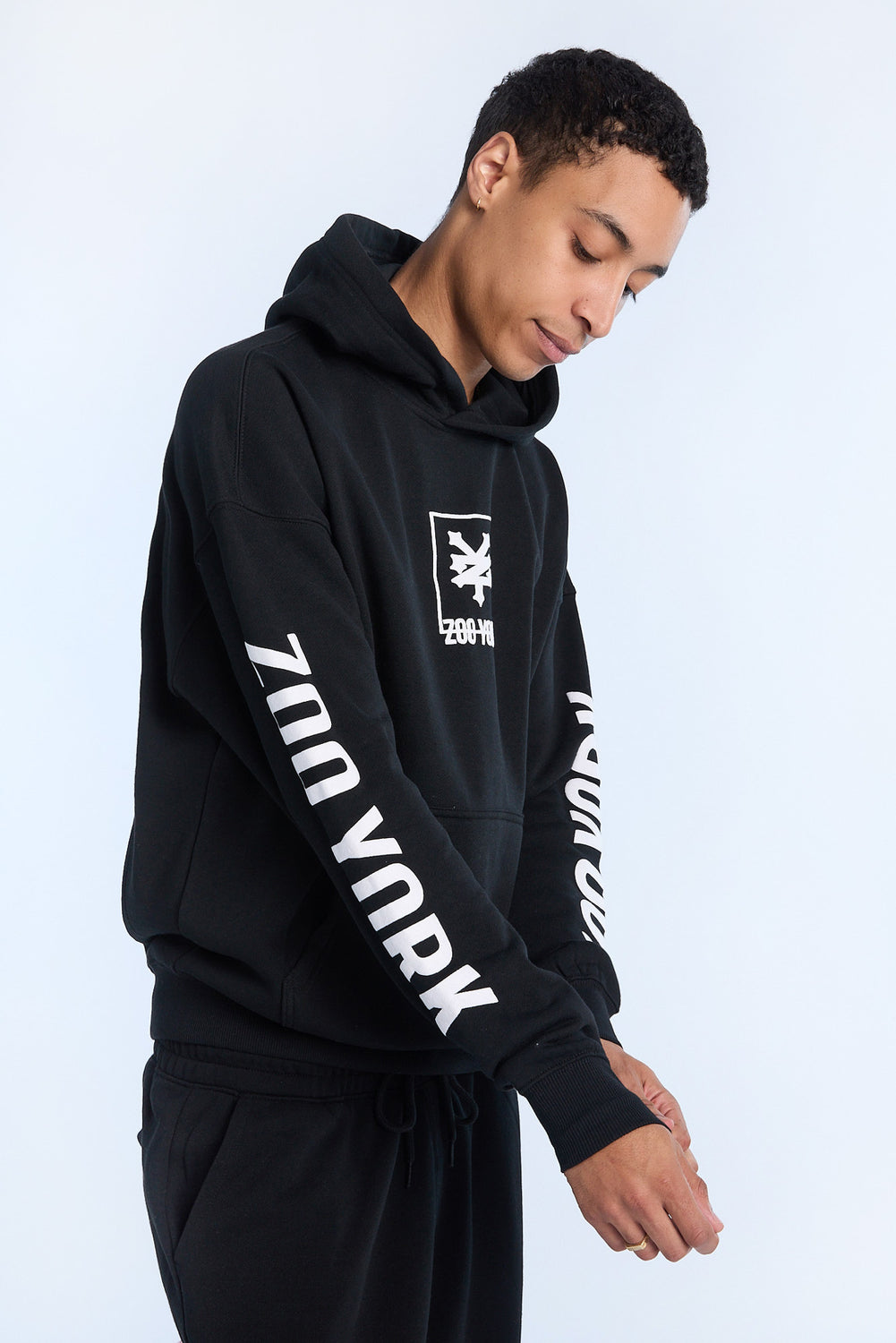 Zoo York Mens Box Logo Hoodie Zoo York Mens Box Logo Hoodie