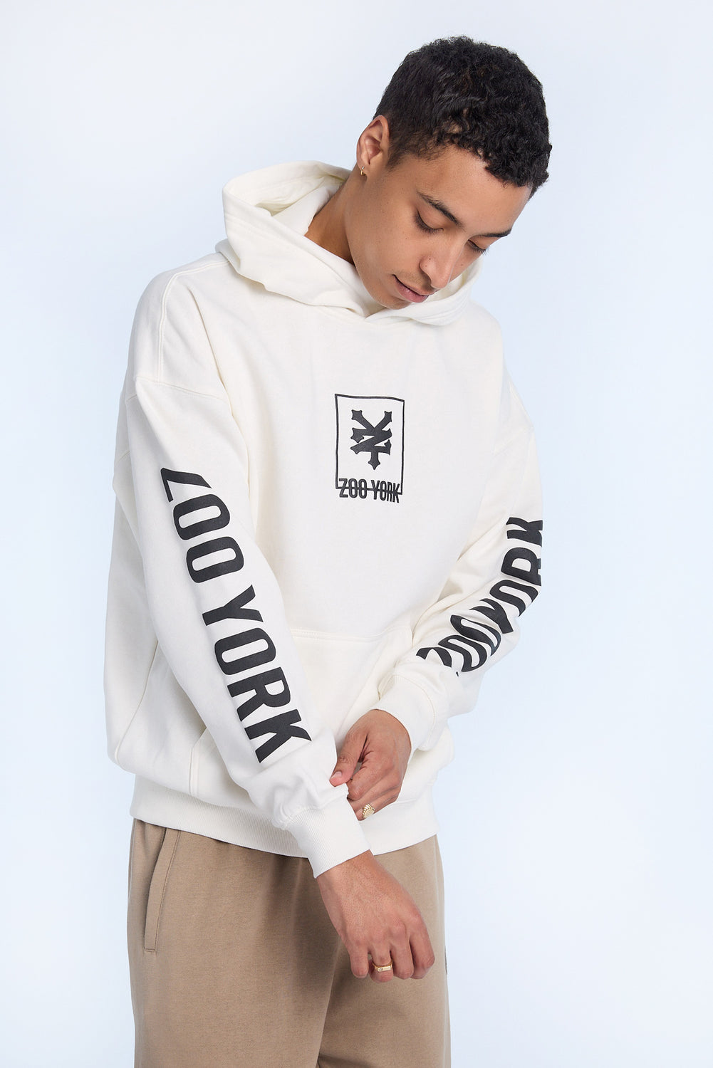 Zoo York Mens Box Logo Hoodie Zoo York Mens Box Logo Hoodie