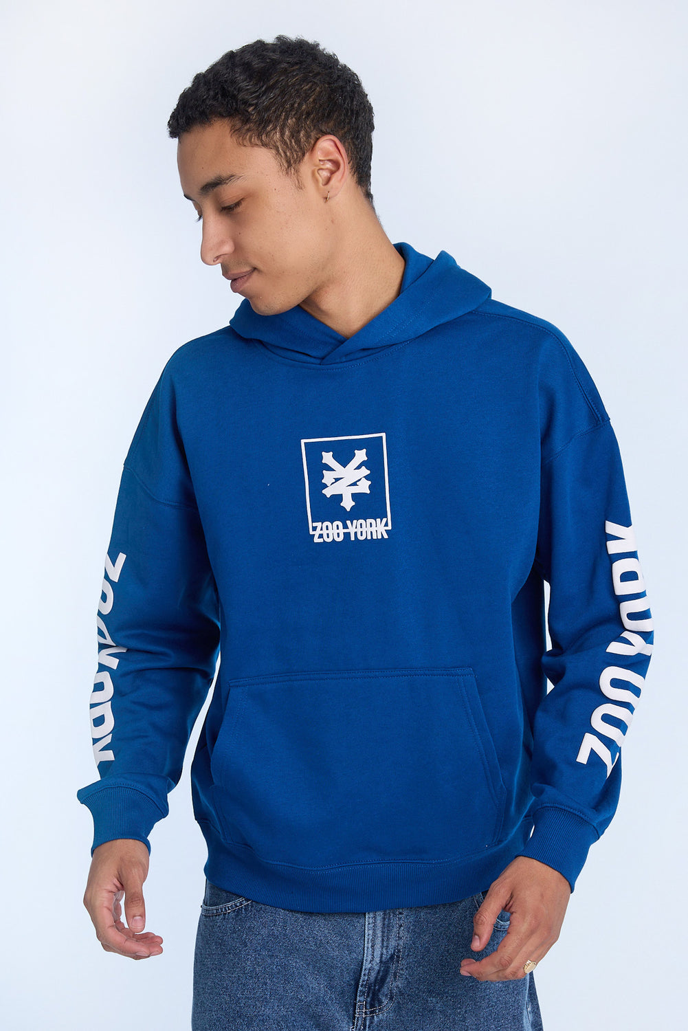 Zoo York Mens Box Logo Hoodie Zoo York Mens Box Logo Hoodie