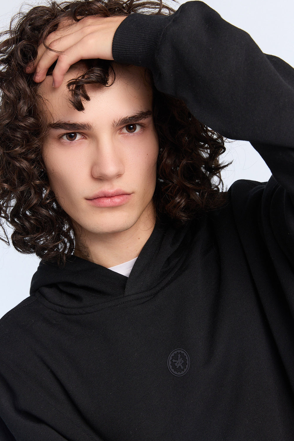 Zoo York Mens Tonal Logo Boxy Hoodie Zoo York Mens Tonal Logo Boxy Hoodie