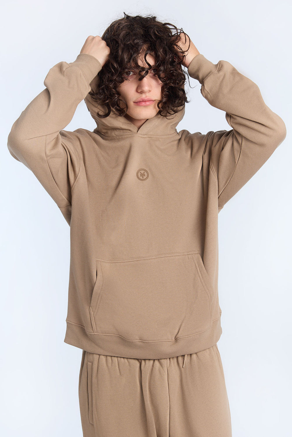 Haut à capuchon à logo ton sur ton Zoo York homme Haut à capuchon à logo ton sur ton Zoo York homme