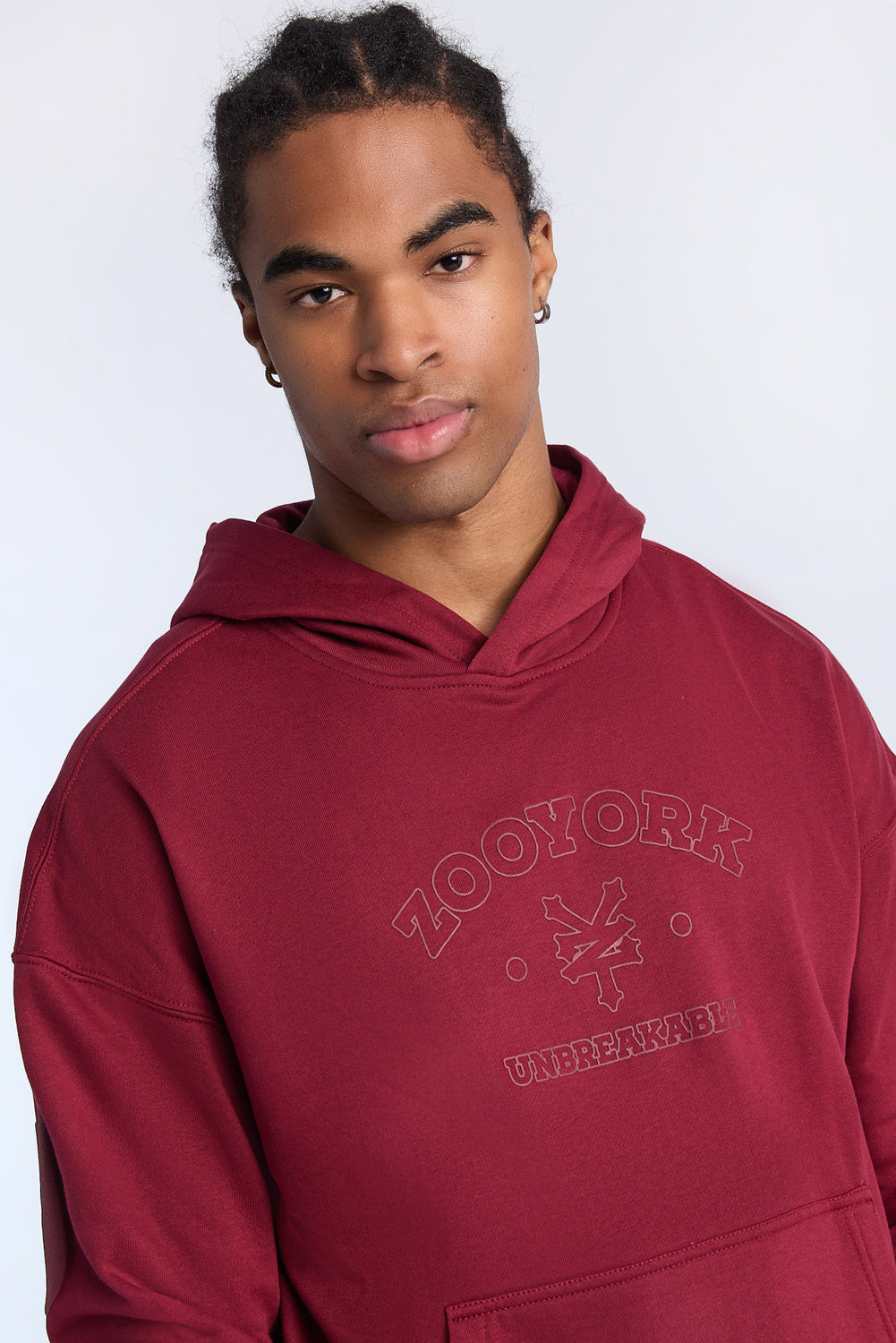 Zoo York Mens Tonal Logo Graphic Hoodie Zoo York Mens Tonal Logo Graphic Hoodie