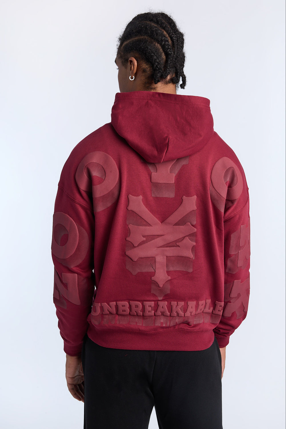 Zoo York Mens Tonal Logo Graphic Hoodie Zoo York Mens Tonal Logo Graphic Hoodie