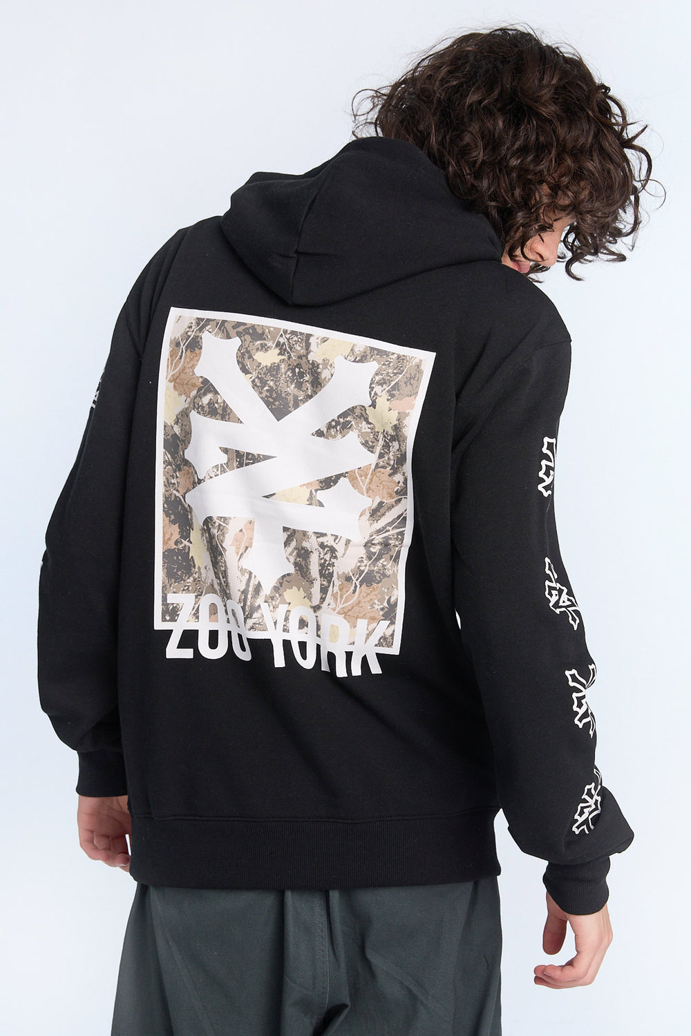 Zoo York Mens Tree Camo Box Logo Hoodie Zoo York Mens Tree Camo Box Logo Hoodie