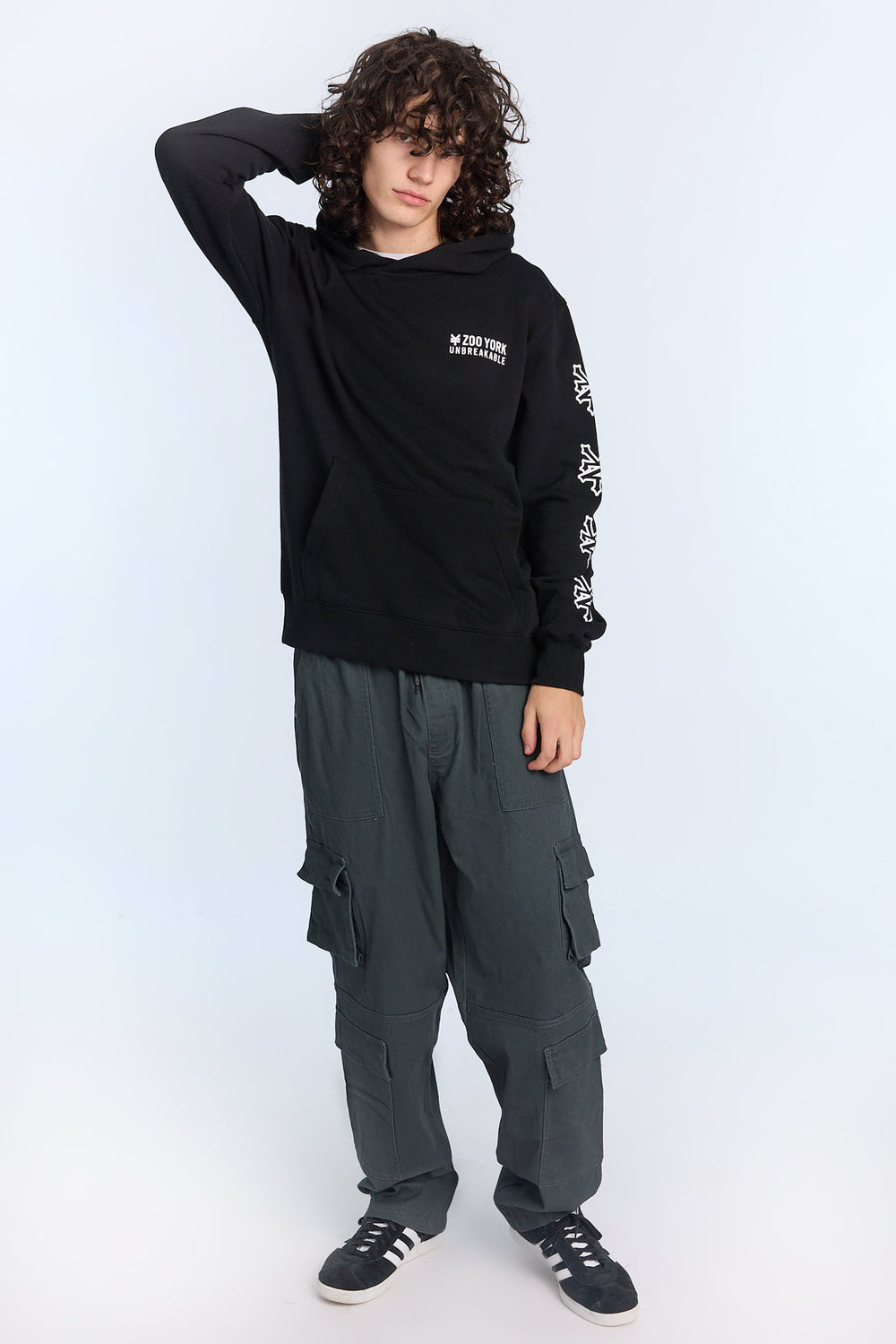 Zoo York Mens Tree Camo Box Logo Hoodie Zoo York Mens Tree Camo Box Logo Hoodie