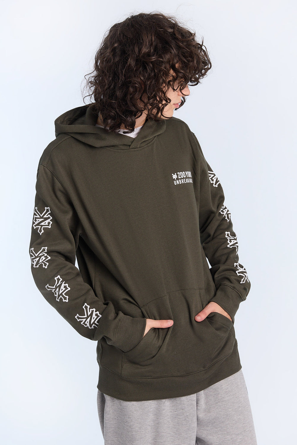 Zoo York Mens Tree Camo Box Logo Hoodie Zoo York Mens Tree Camo Box Logo Hoodie
