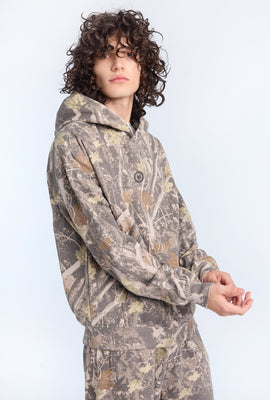 Haut à capuchon imprimé camouflage arbres Zoo York homme