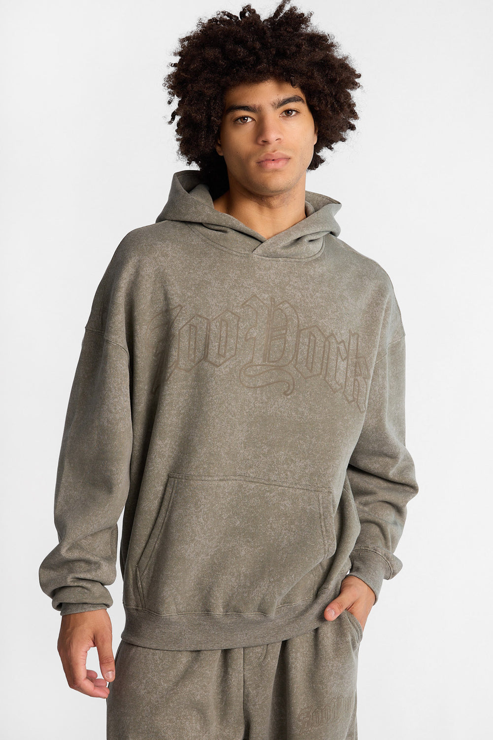 Zoo York Graphic Washed Boxy Hoodie Zoo York Graphic Washed Boxy Hoodie