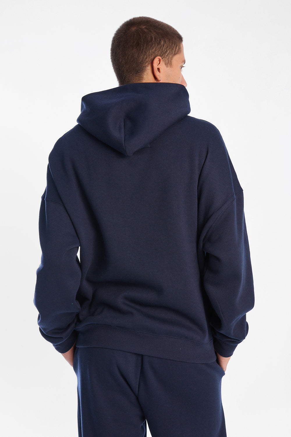 Zoo York Embroidered Logo Boxy Hoodie Zoo York Embroidered Logo Boxy Hoodie